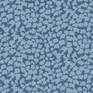 Backing Fabrics Ginkgo Leaves 108 in Wide Backing Denim Wide Backing  Fabric Yardage