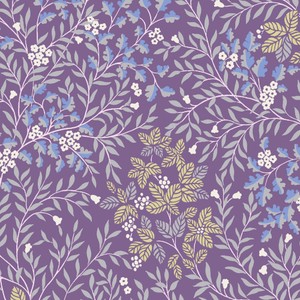 Backing Fabrics Enchanting Meadow 108 in Wide Backing Lt Purple Wide Backing  Fabric Yardage
