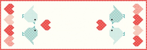 Image of You & Me Heart to Heart Table Runner Kit