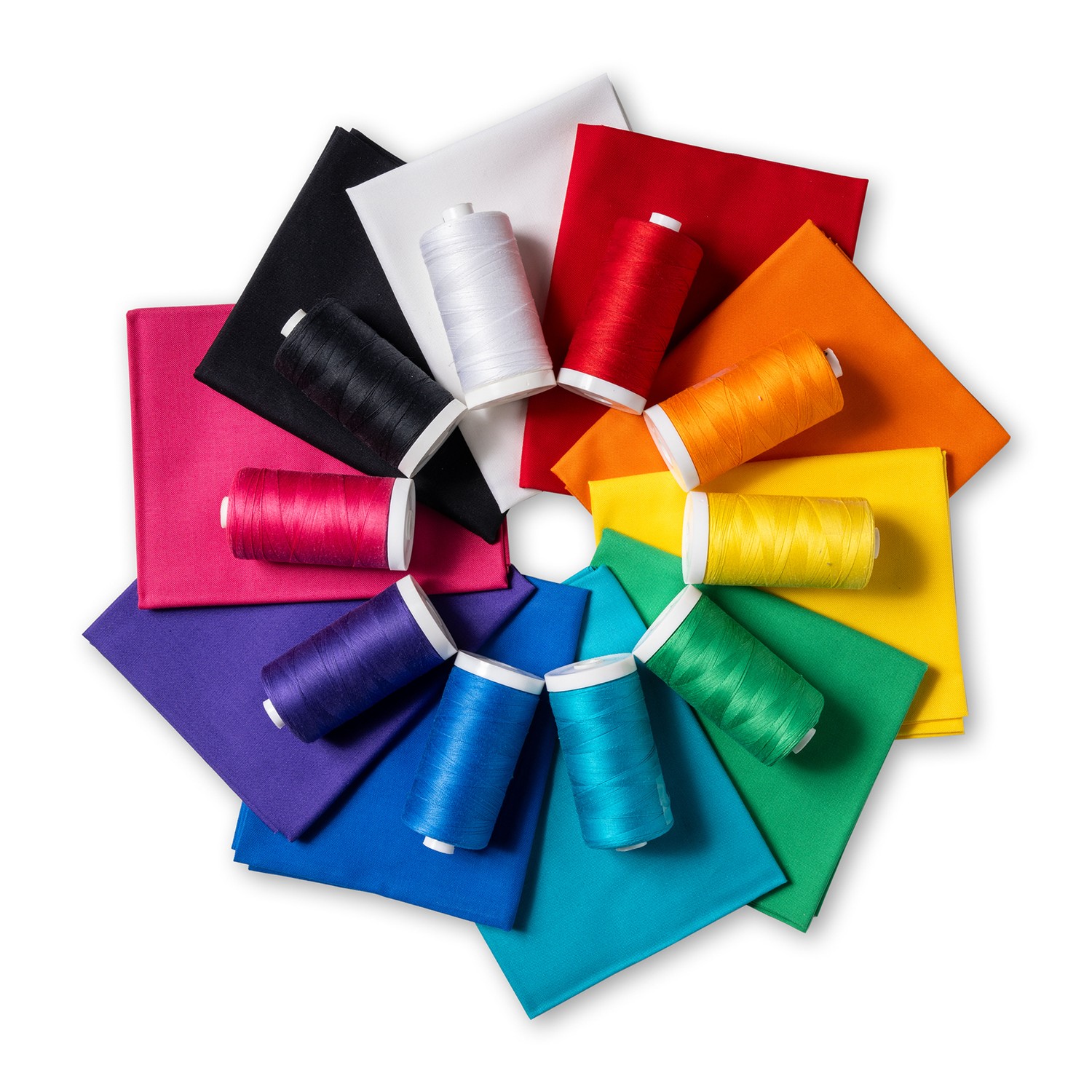 True Colors Bundle - Crayon Box Fabric and Thread