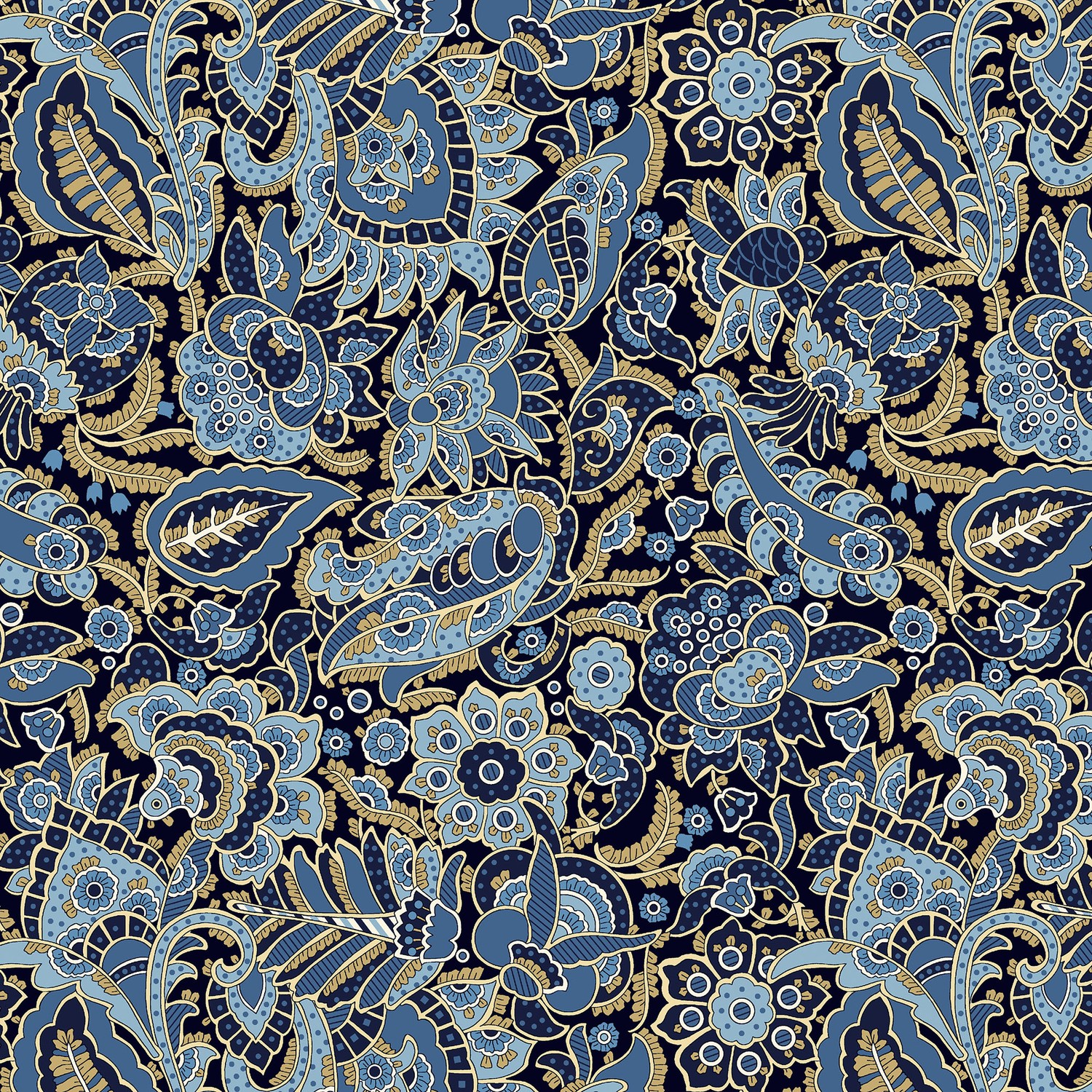 Blueberry Parfait Blueberry Parfait Heritage Paisley Dk Prussian