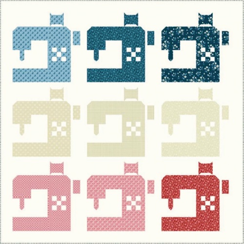 Image of Sewing Spree Cotton Fabric Quilt Kit