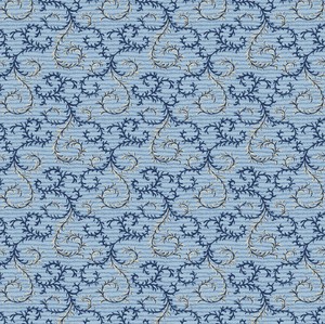Backing Fabrics Wispy Vine 108 in Wide Backing Denim  Wide Backing  Fabric Yardage