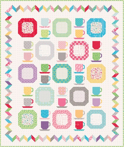 Image of Vintage Dishes Quilt Kit