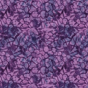Sylvan Dusk Batiks Oliander Dark Viola Purple Quilting Cotton Fabric Yardage