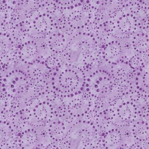 Image of Sylvan Dusk Batiks Whirlpool Dusty Freesia Purple Quilting Cotton Fabric Yardage