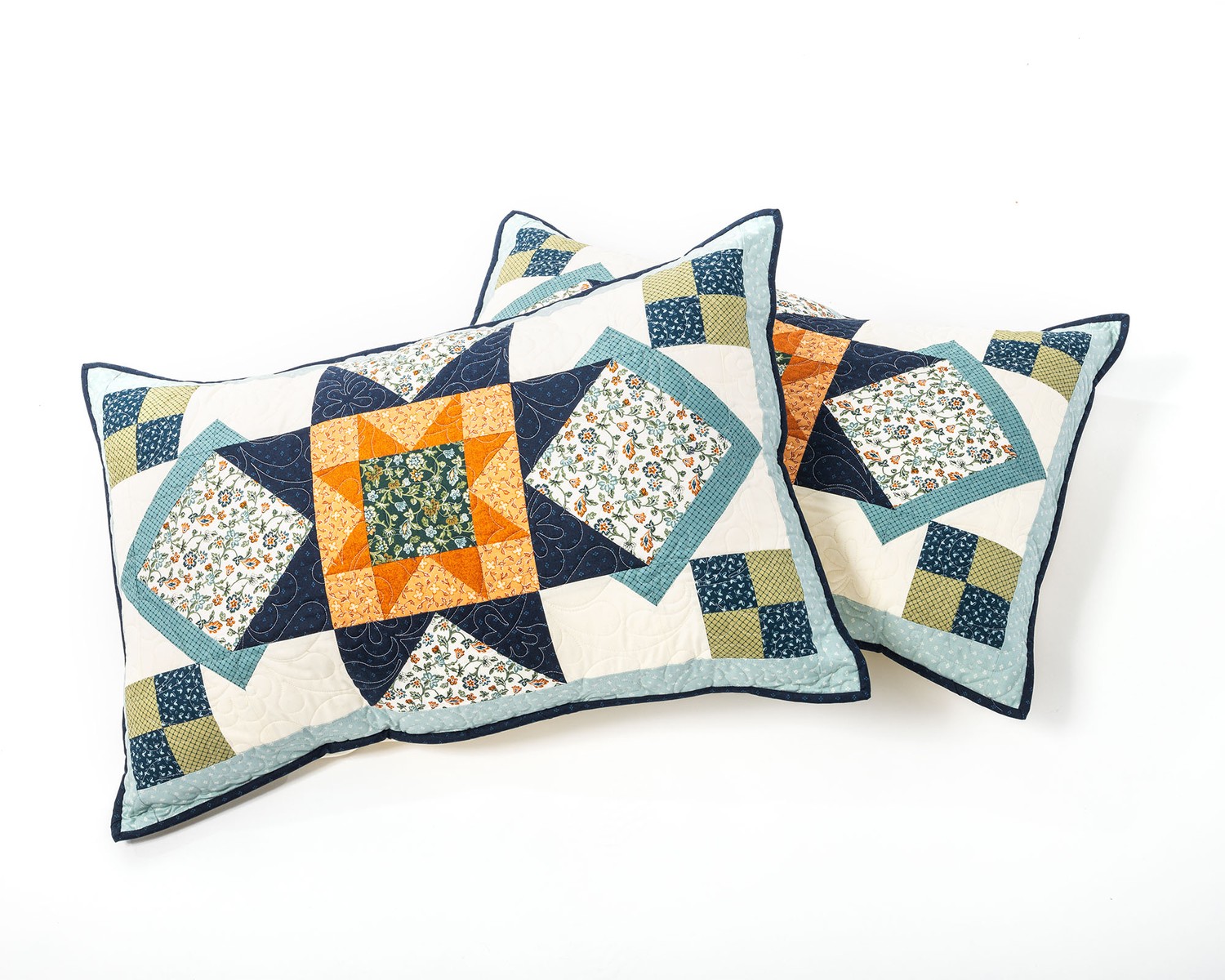 Luxembourg Square - Luxembourg Square Meadowlark Pillow Shams