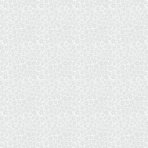 Image of Pattern Play Tonals Painted Daisies Silver Light Gray