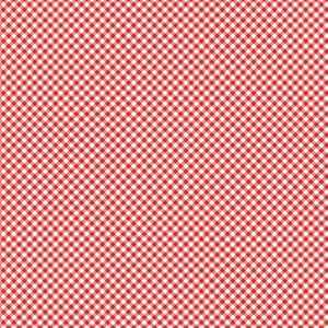 Pattern Play Tonals Essential Gingham Tomato Red Quilting Cotton Fabric Yardage