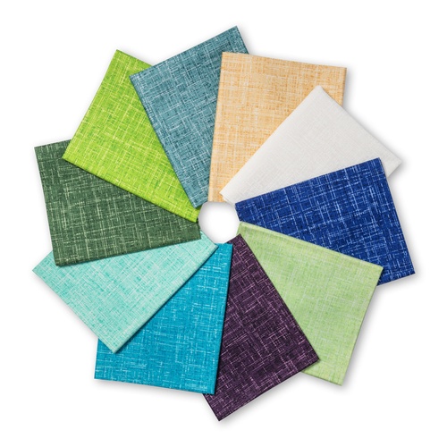 Image of Faux Tweed Tonals Fat Quarter Sampler