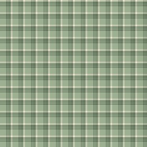 Butterfly Sonata Sutton Plaid Light Sage Green Quilting Cotton Fabric Yardage