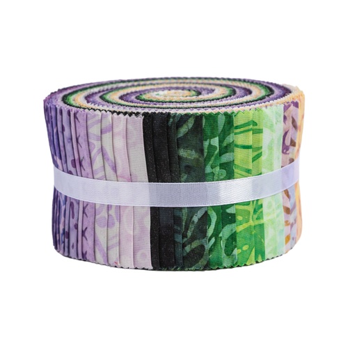 Image of Sylvan Dusk Batiks 2.5 in Strips