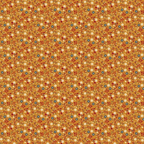 Image of Sweetwater Ridge Flannel Ochre Orange Quilting Cotton Fabric Yardage