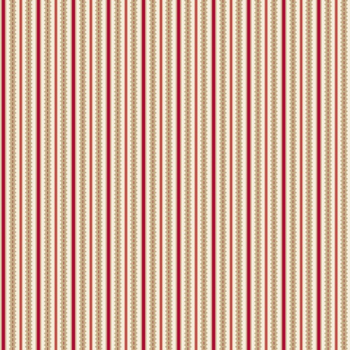 Image of Jolie Maison Colbert Stripe Cream Quilting Cotton Fabric Yardage