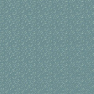 Tranquil Blume Breezy Leaves Blue Pewter Quilting Cotton Fabric Yardage