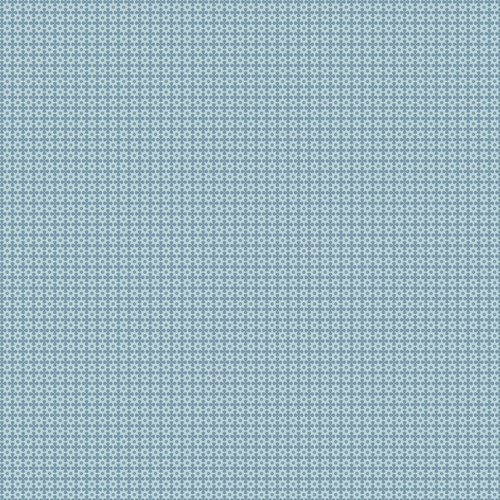 Image of Tranquil Blume Blooming Dots Blue Pewter Quilting Cotton Fabric Yardage