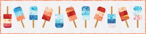 Mini Popsicles Table Runner Pattern