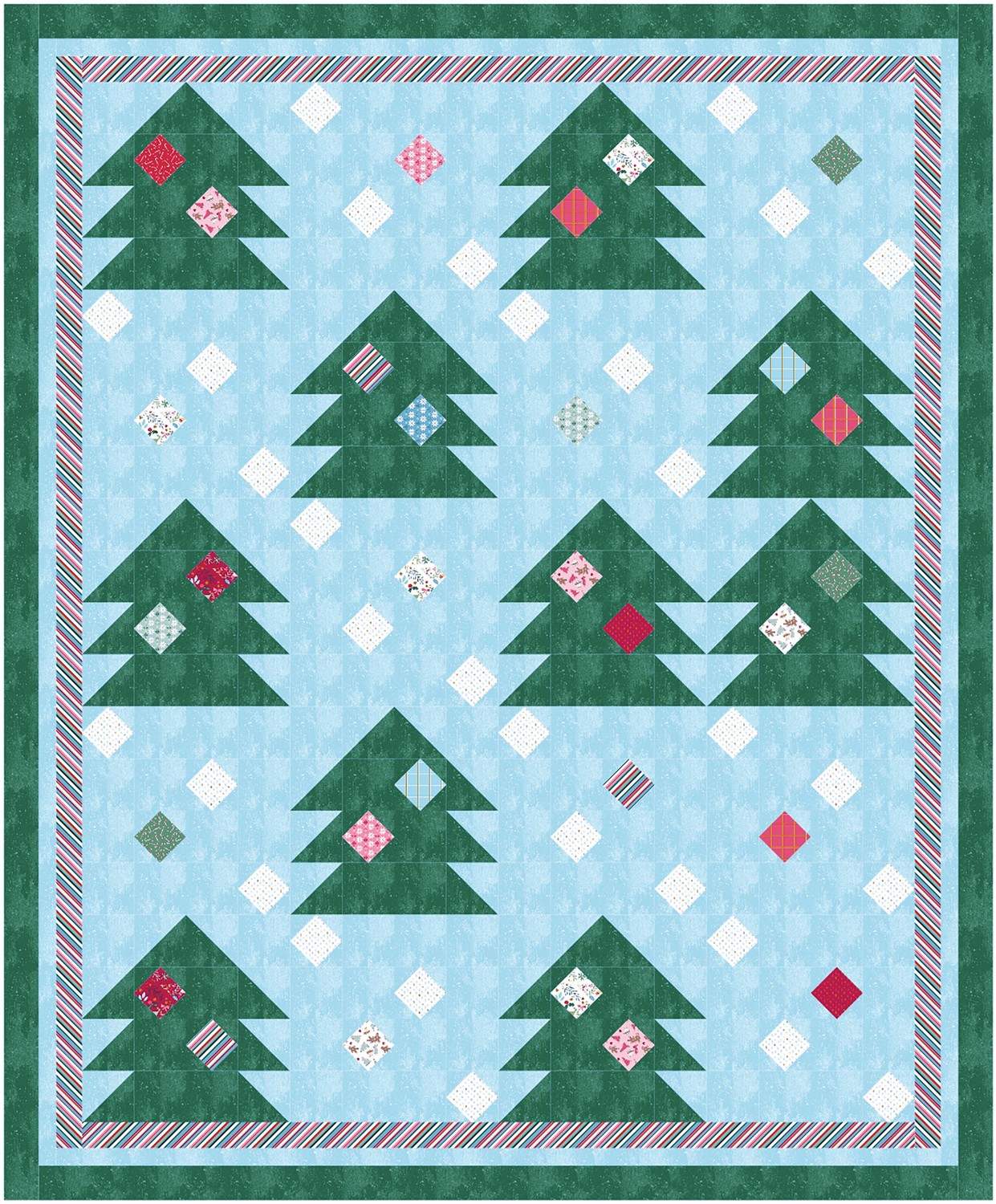 P. willinckii ’Jenny’ TC 1624 Evergreen Park Winter Pattern Download | ConnectingThreads.com