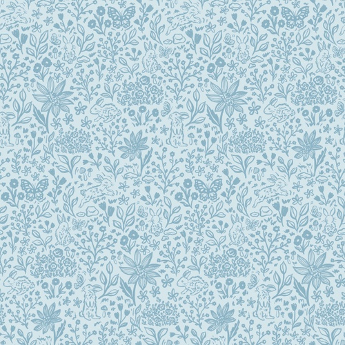 Image of Sweet Cotton Tales Bunny Meadows Light Blue