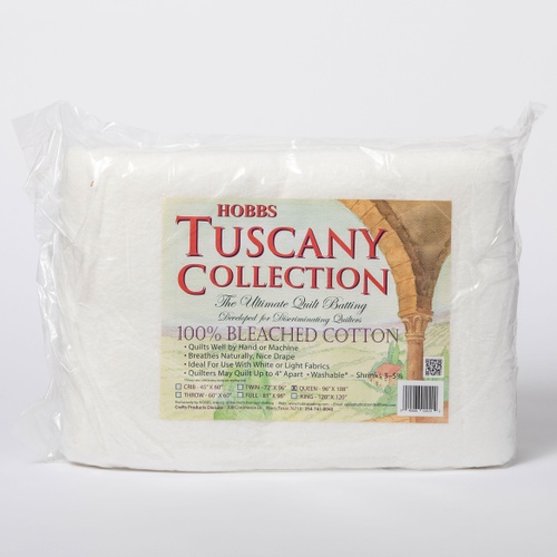 Image of Hobbs Tuscany 100% Cotton Bleached Batting