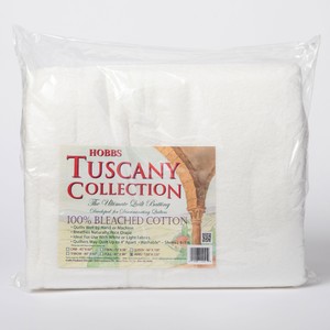 Hobbs Tuscany 100% Cotton Bleached Batting - King 120x120