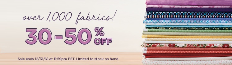 Year-End Fabric Sale