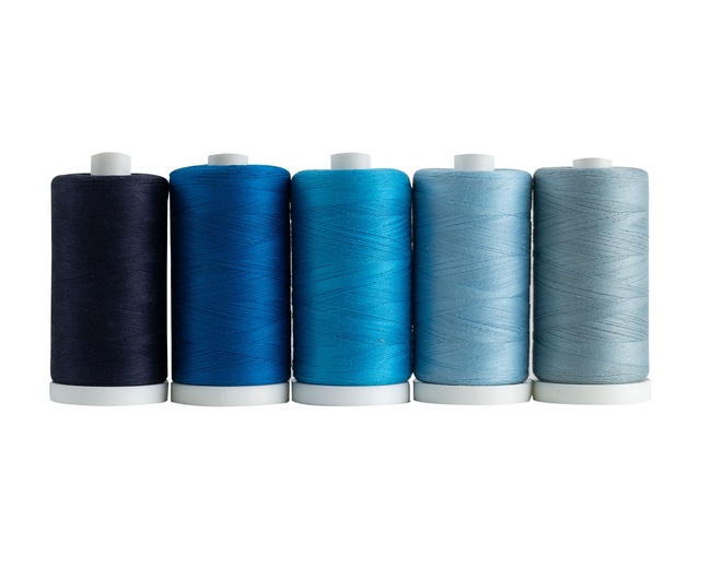 Connecting Threads 100/% Cotton Thread Sets Monochrome - Set of 10 1200 Yard Spools