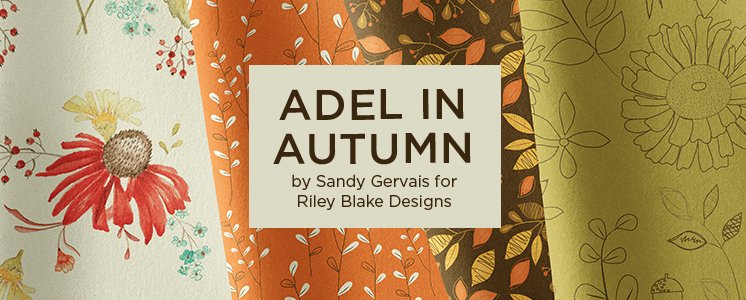 Riley Blake Adel In Autumn Fabric Connecting Threads