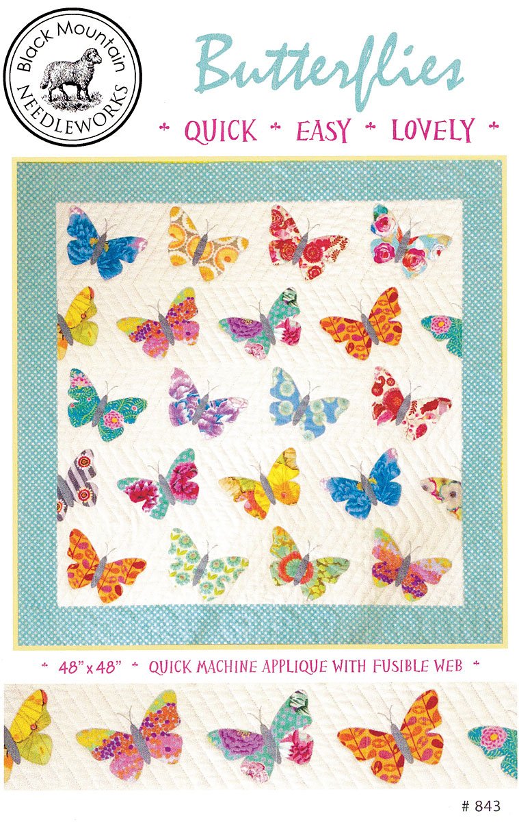 Butterflies are Free Quick and Easy Quilt Pattern