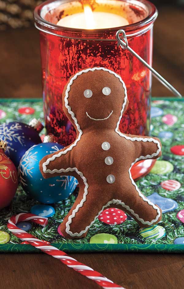 Gingerbread Boy Pincushion Pattern Download