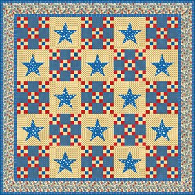 Starry Nine Patch Quilt Pattern Download Connectingthreads Com,How To Attract Hummingbirds In Ohio